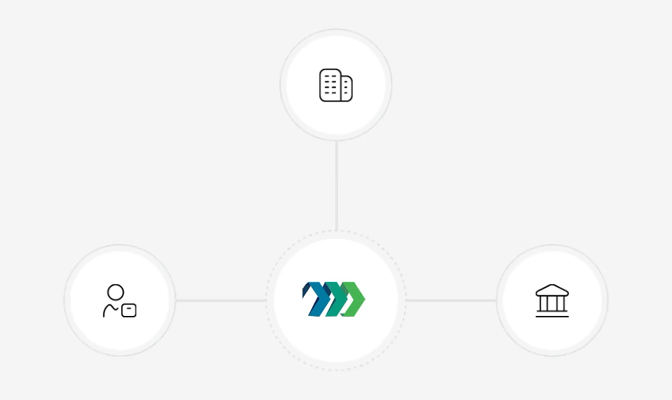 Connected ecosystem animation